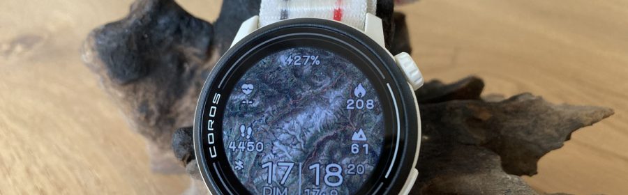 Montre Cardio GPS pour le sport trail running multisport COROS pace 3  silicone black